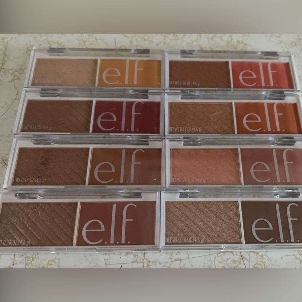 ELF Bite Size Blush/Highlighter Duo palettes